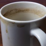 как почистить чашку от кофейного налета